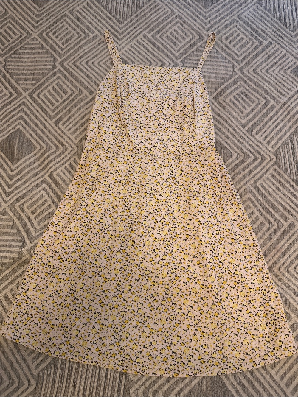 Old Navy Yellow Floral Mini Sundress